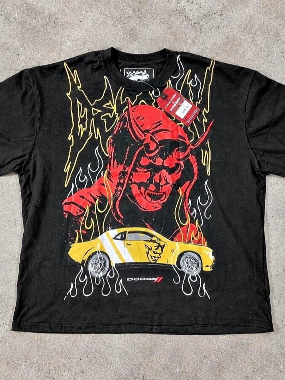 Dodge x Reason Limited Edition Collaboration Graphic Tee Black XXL NWT